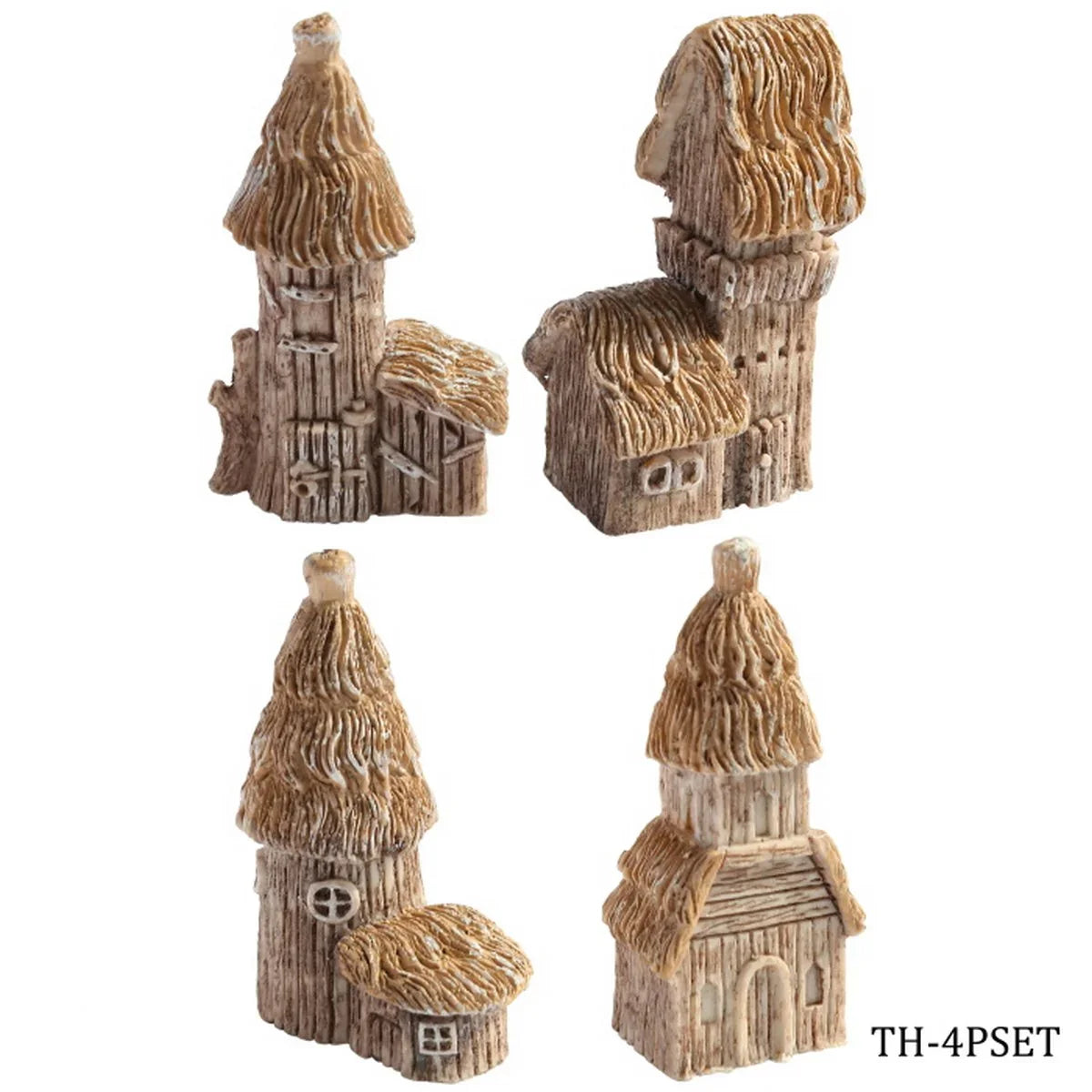 Model Accessories Plant Tree Home 4Pcs TH-4PSET