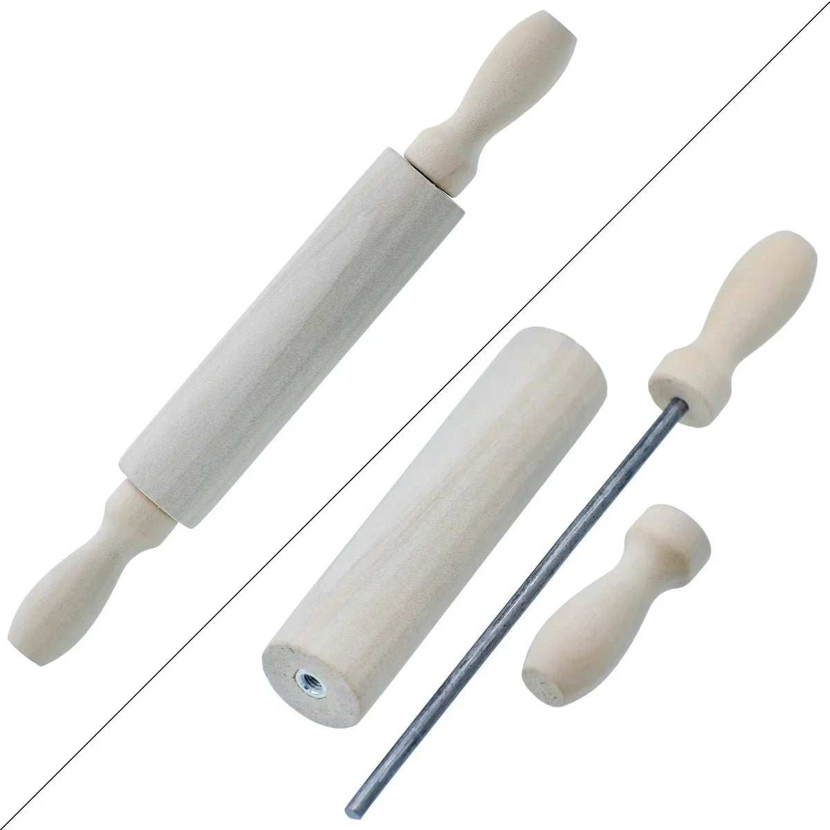 Craft Tool Wooden Roller 20CM TN-104B