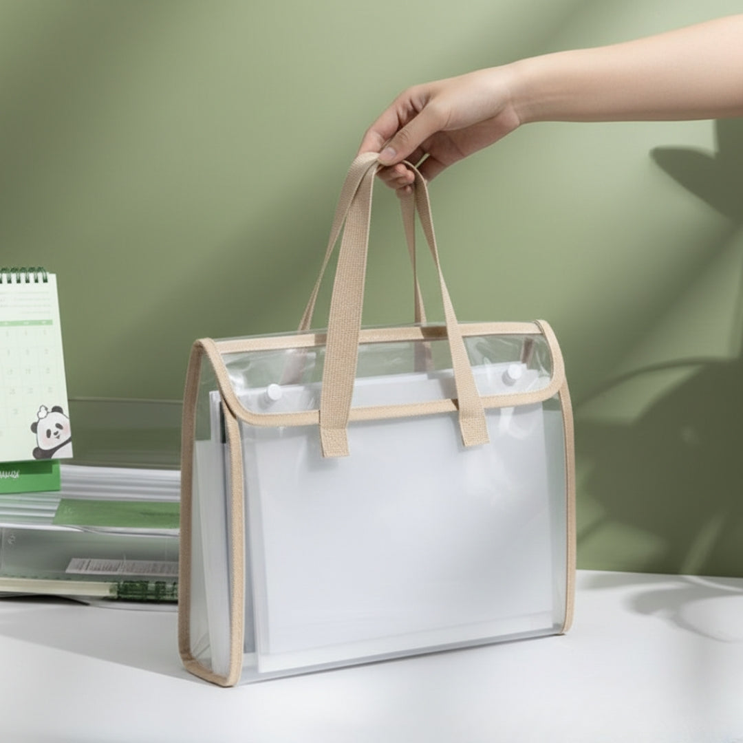 Folder A4 Expanding Bag With Handle N2404