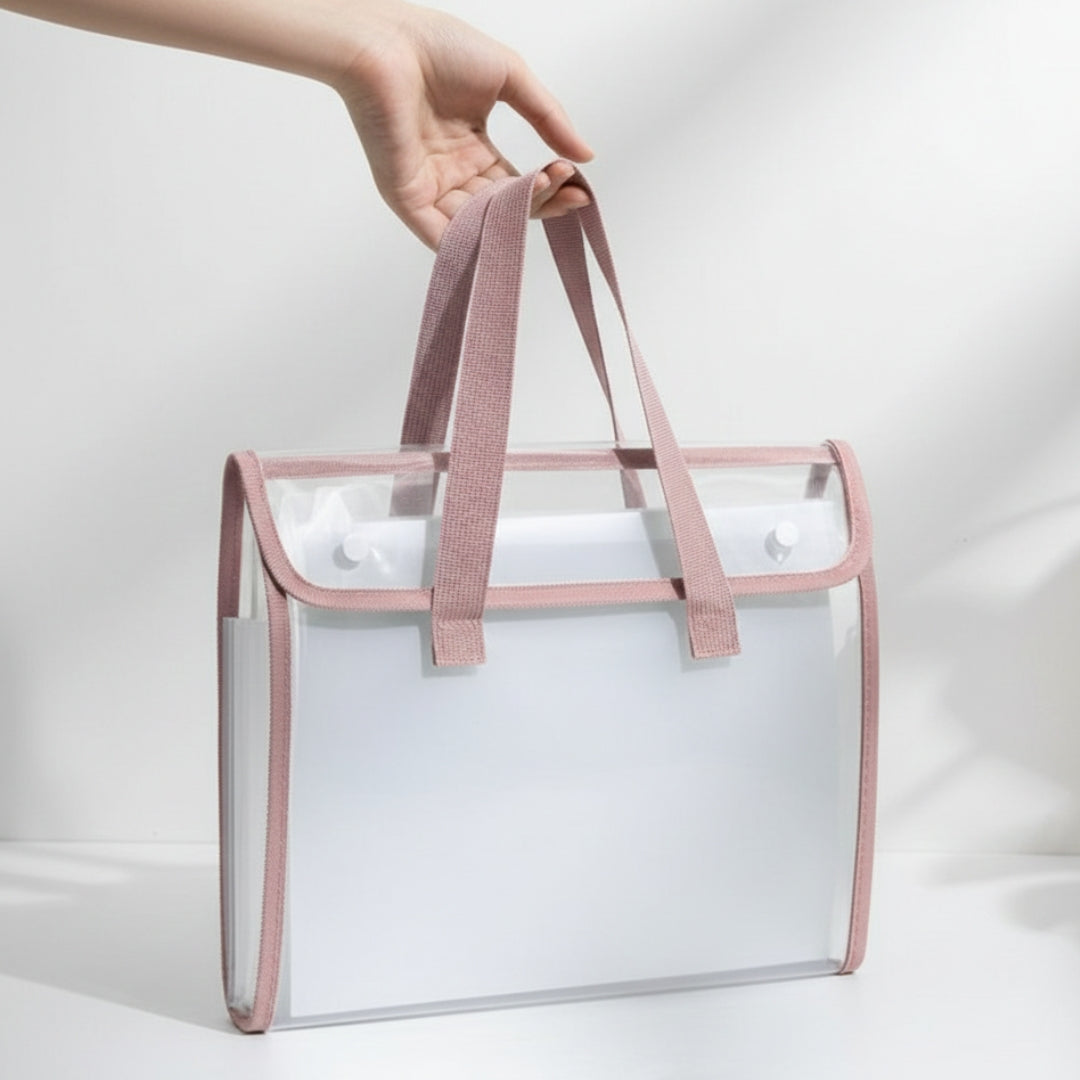 Folder A4 Expanding Bag With Handle N2404