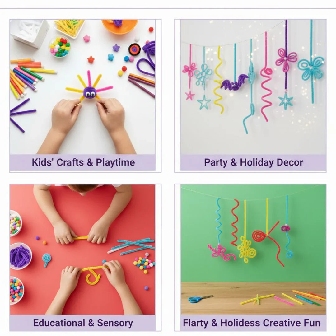 Pipe Cleaner With Pompom (Pwp1)