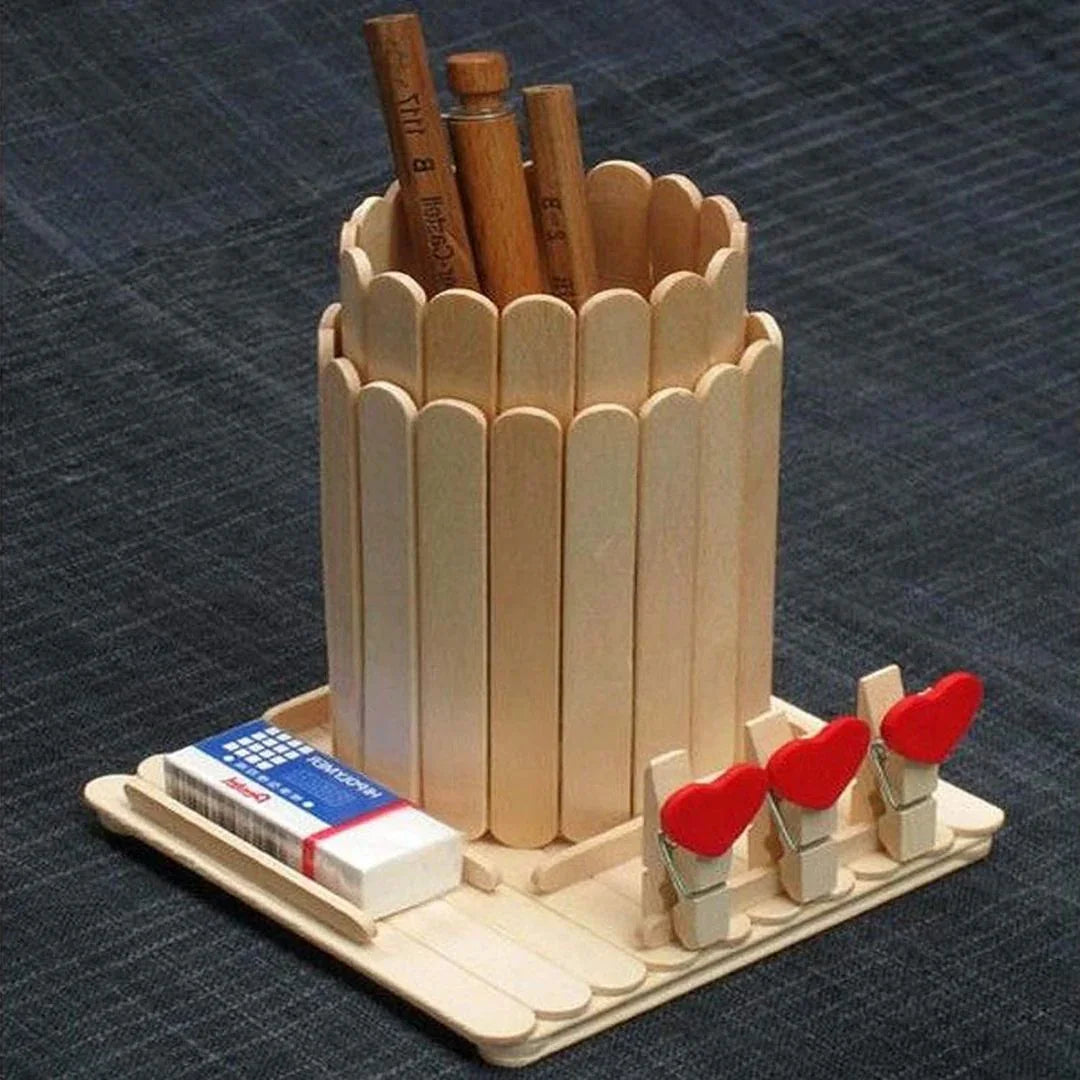 Ice Cream Stick (I1) Small Plain 50Pcs