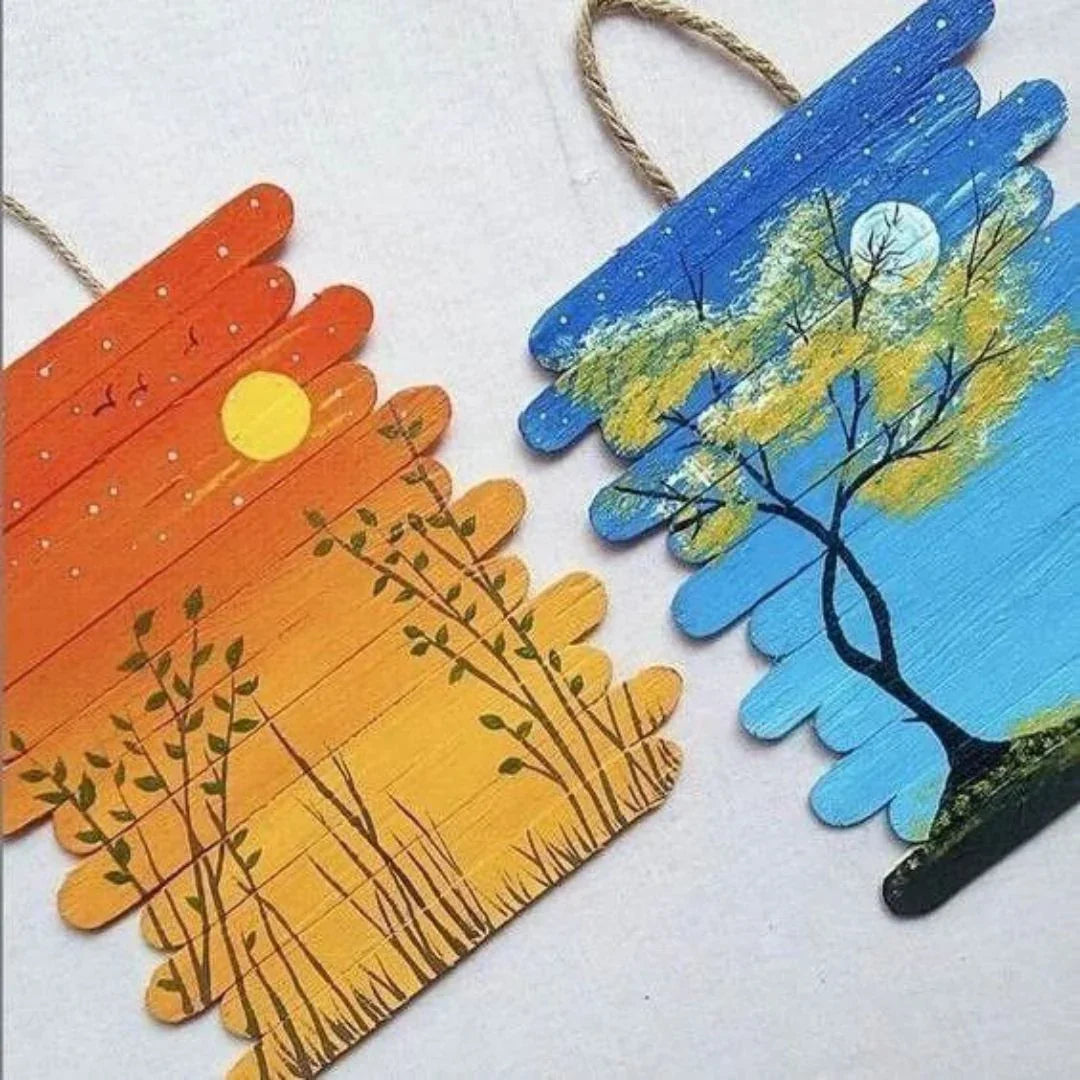 Ice Cream Stick (I1) Small Plain 50Pcs