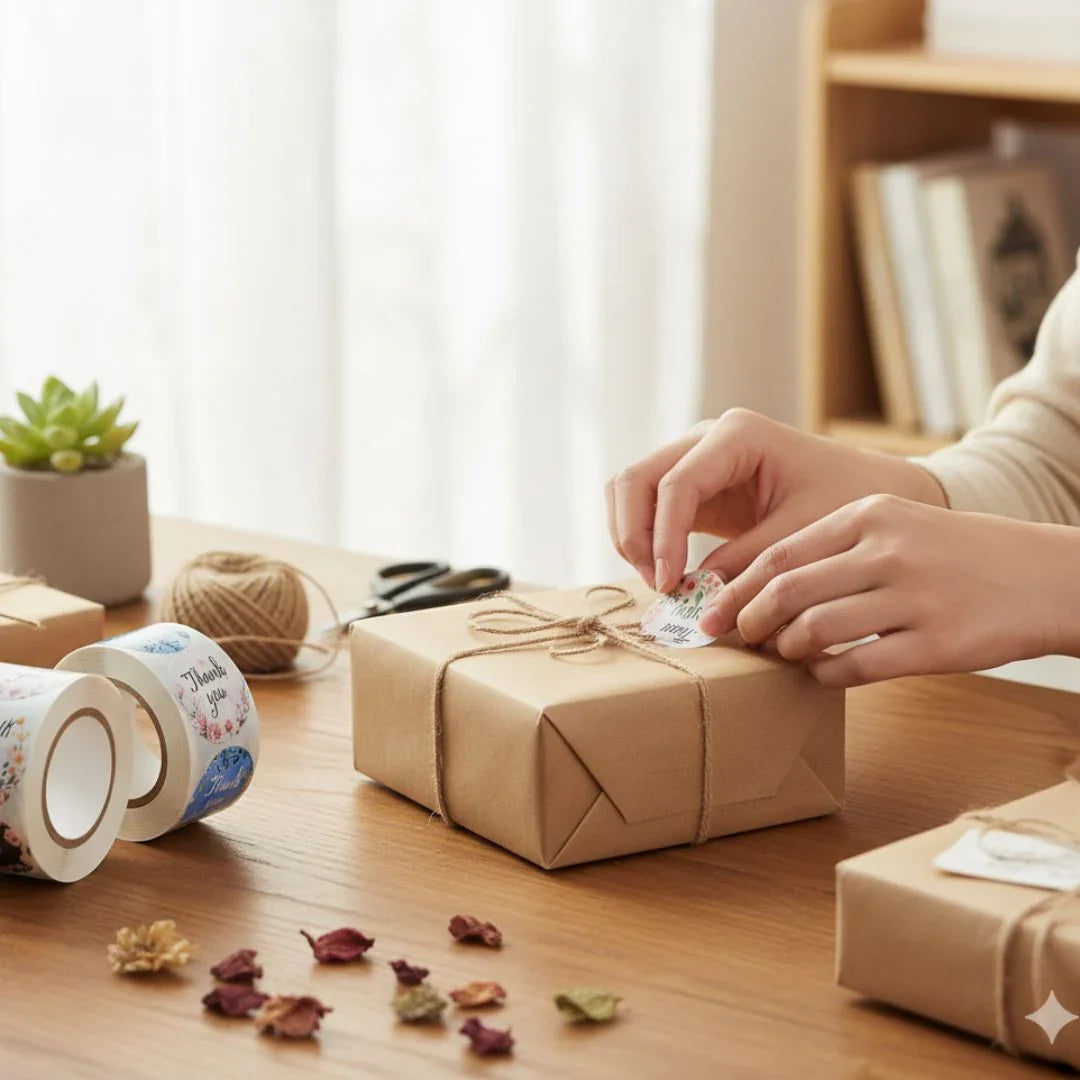 Paper Tape Round 2.5CM 500 Stick Roll A-17-H