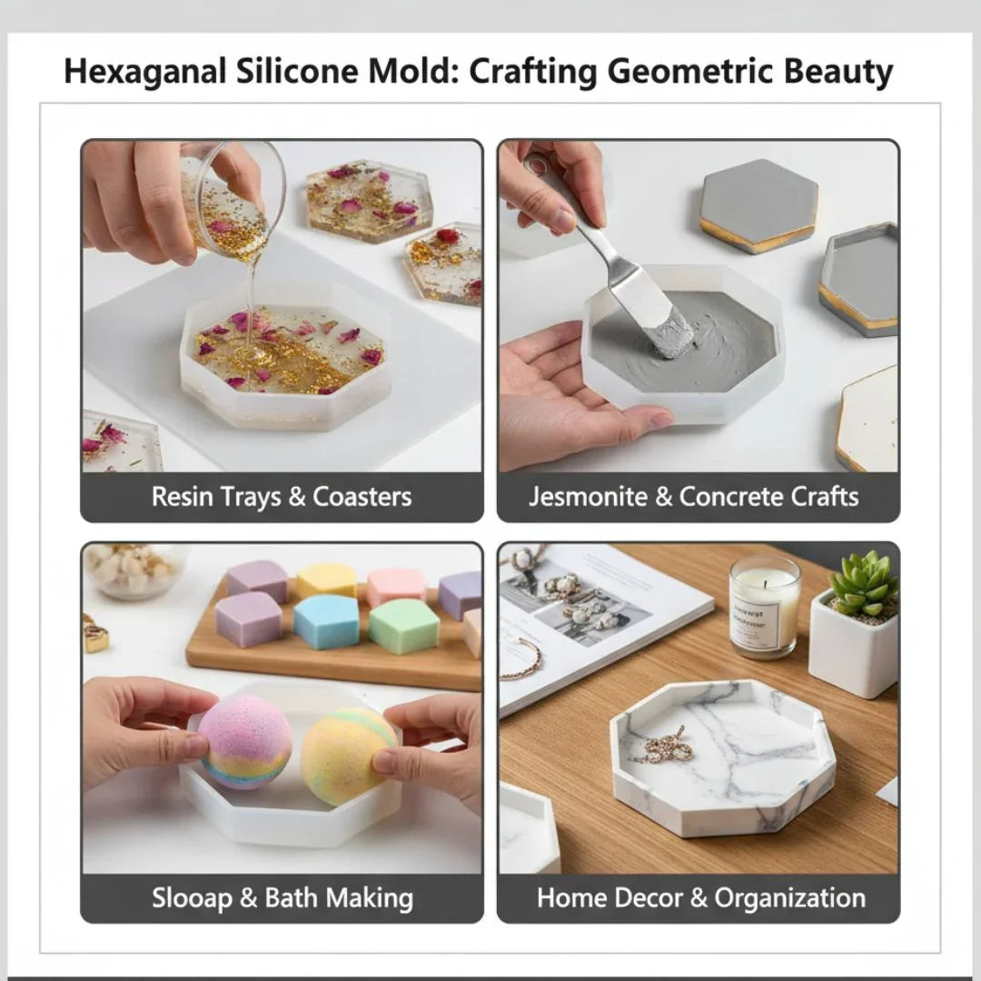 Silicone Mould Octagon Coaster Small SMOC00