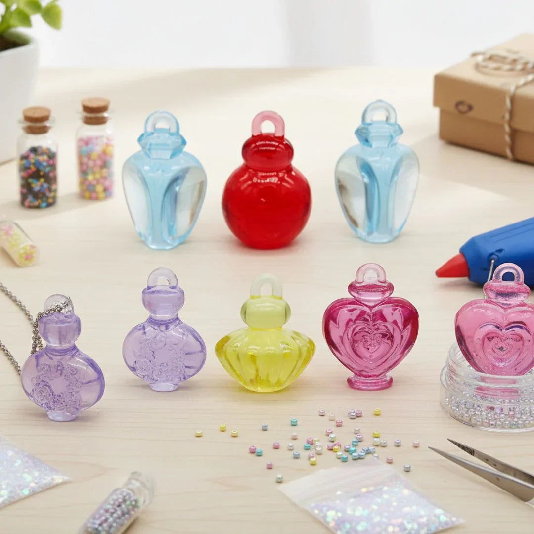 Miniature Transparent Colour Perfume Bottle  6Pics MMTC13