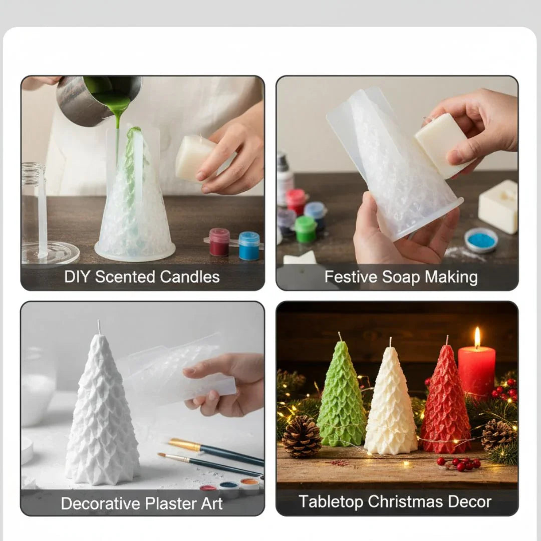 Jags Silicone Mould Christmas Tree Big Design JSM51