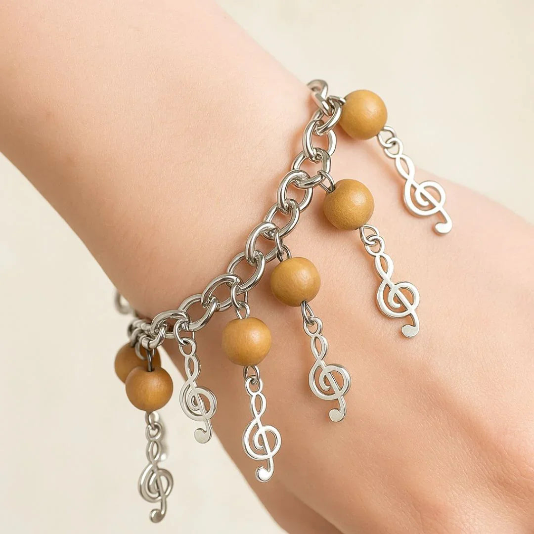 Metal Craft Fitting 10 Pics Music Symbol MC-1034