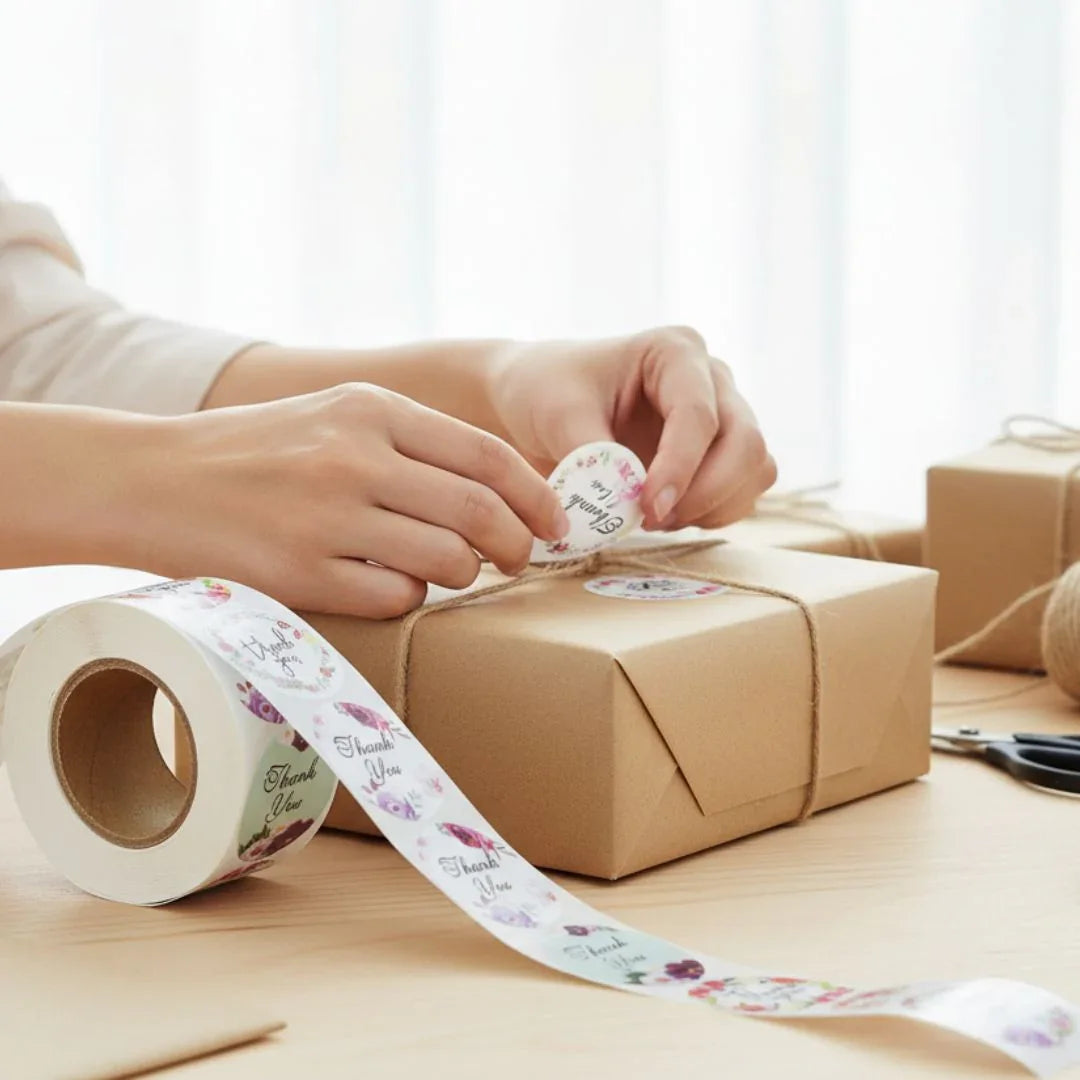 Paper Tape Round 2.5CM 500 Stick Roll A-34-A