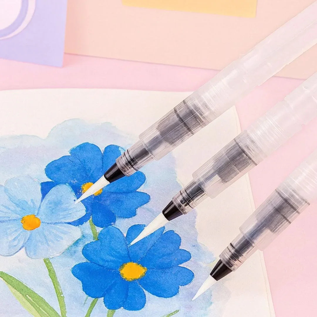 MG Traders Pack Pen 3Pc Pen Brush Set (3Pbs)  (Contain 1 Unit)