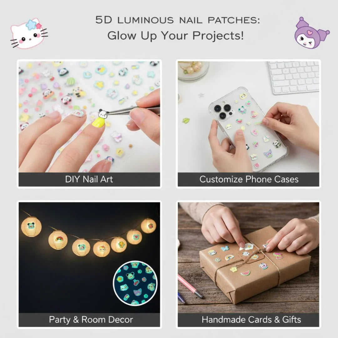 Dc 5D Creative Nail Stickers