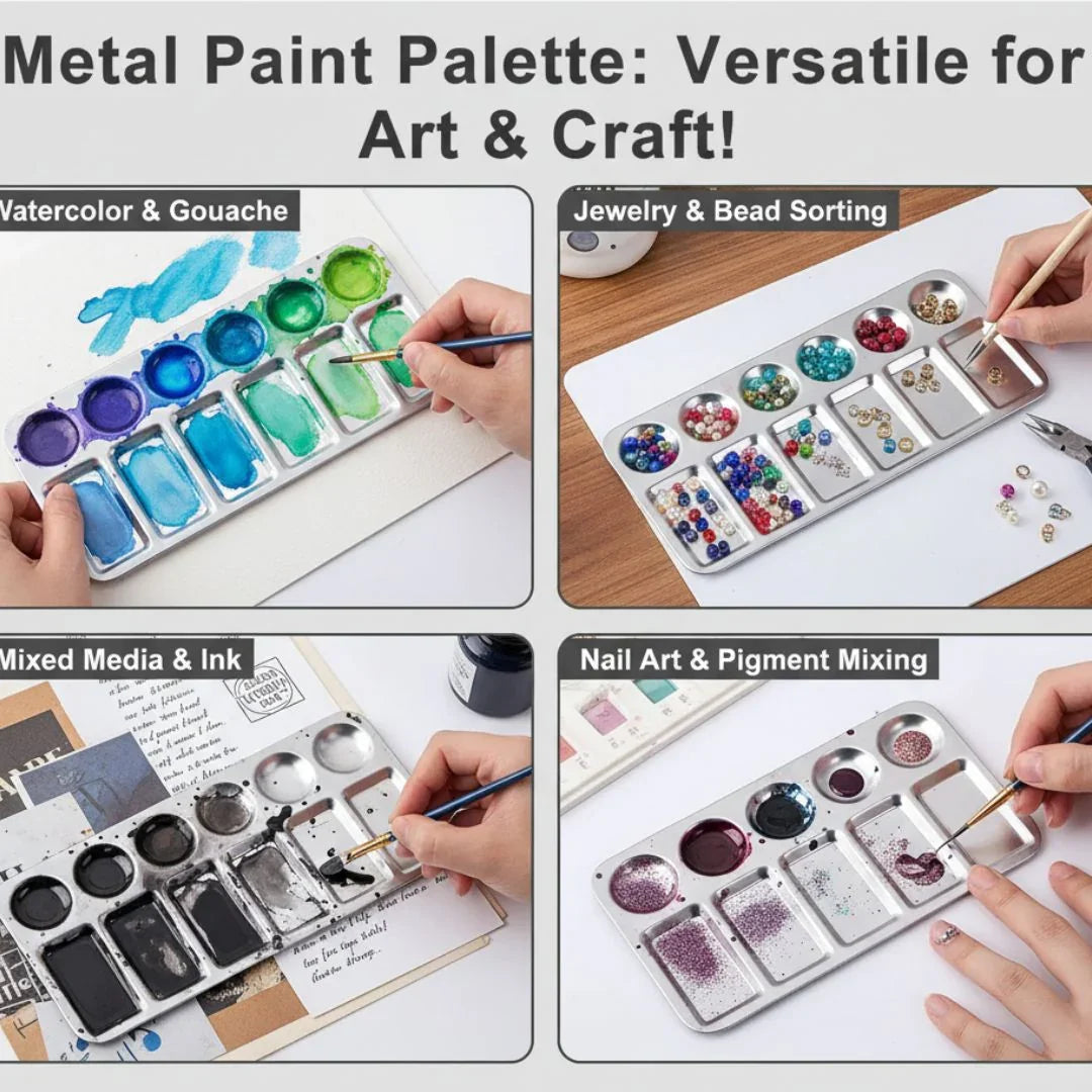 Water Color Palette Aluminum 11X23Cm Wcp234