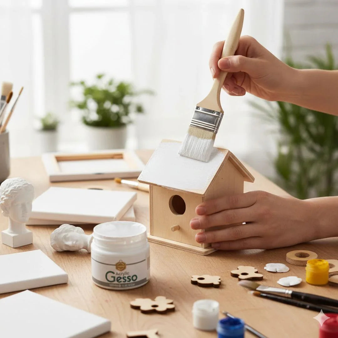 Acrylic Gesso White 100Ml Ge100W