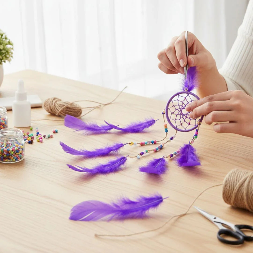 Feather Soft Big Dark Purple (Fsbdpl) (10Pcs)