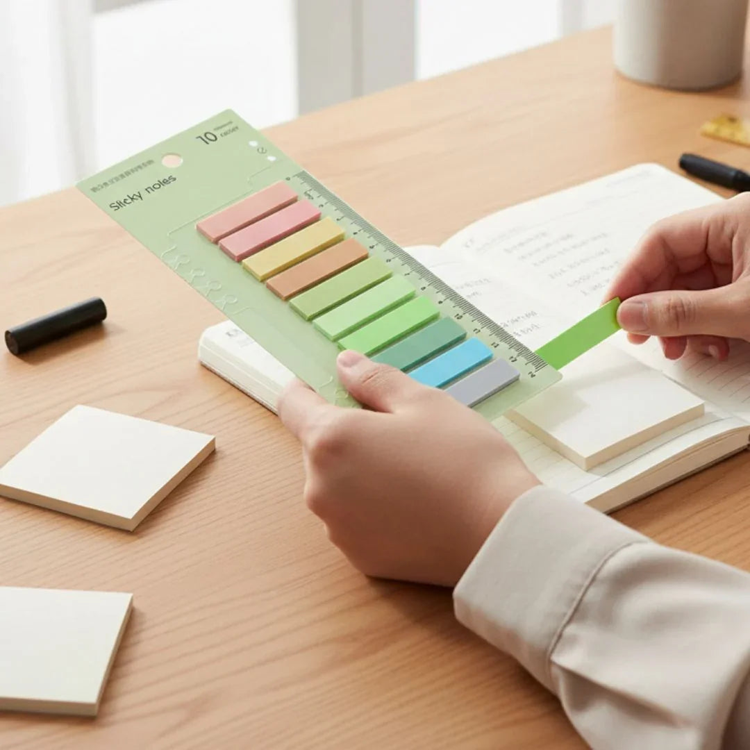86212 Sticky Notes 10 Color 11X44Mm Color Note