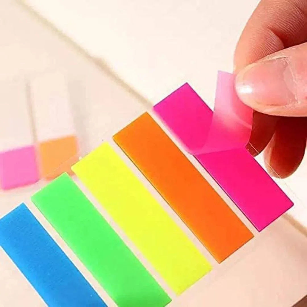 45152 Sticky Notes 12X45Mm 5 Color Neon