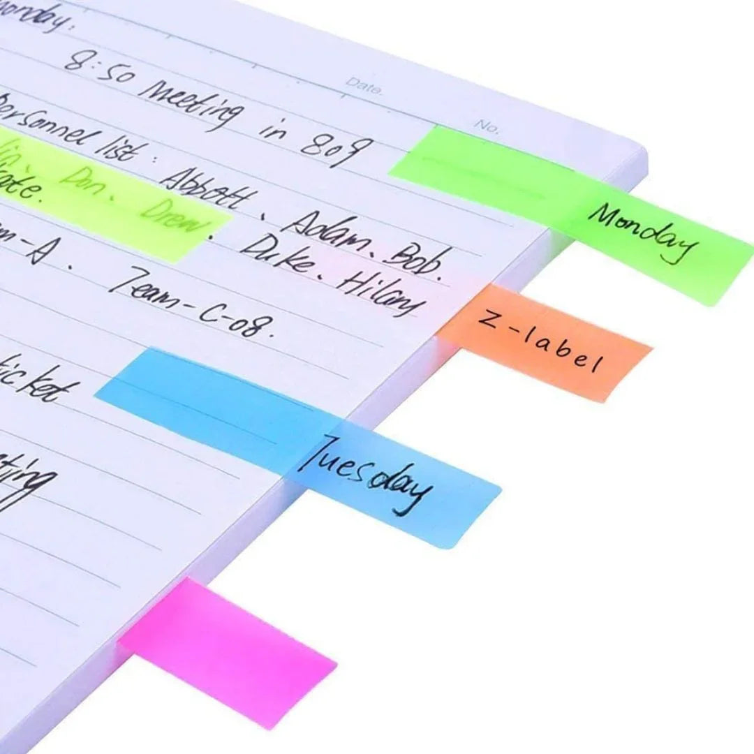 45152 Sticky Notes 12X45Mm 5 Color Neon
