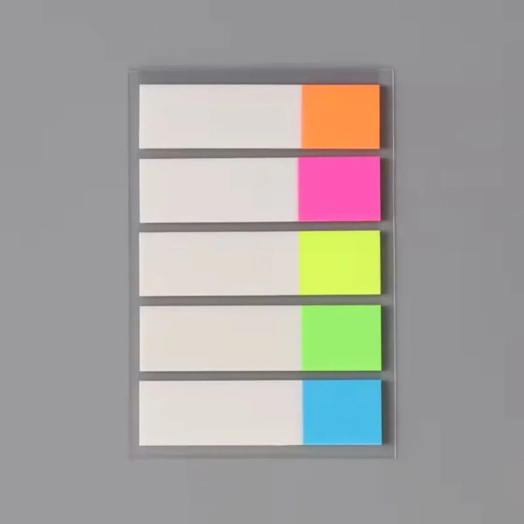 45151 Sticky Notes 12X45Mm 5 Color 2 Shade