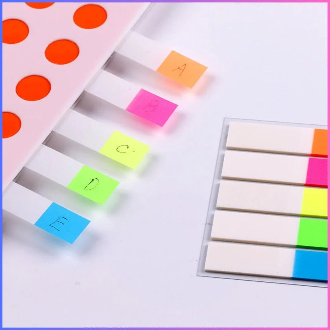 45151 Sticky Notes 12X45Mm 5 Color 2 Shade