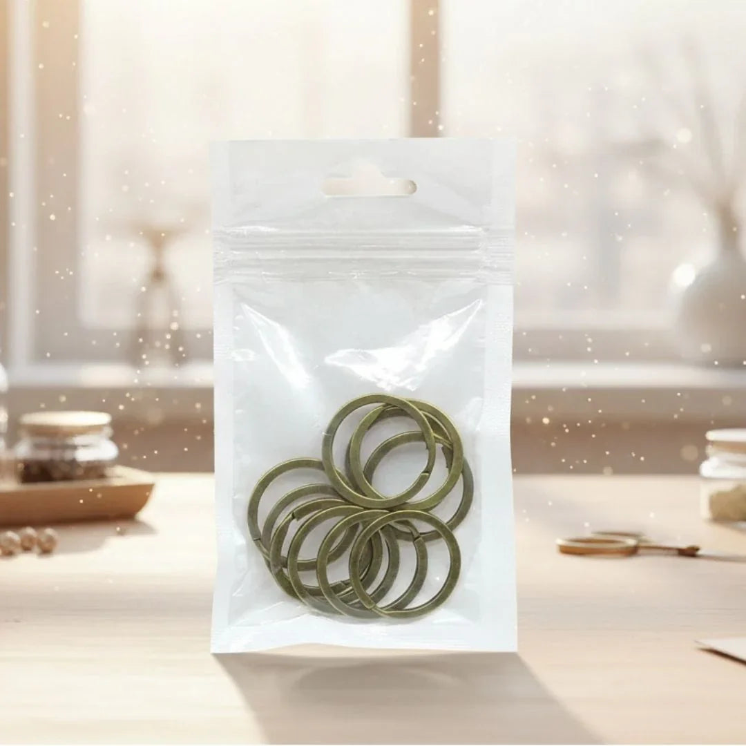 Key Ring 2X30Mm 10Pcs Copper (Kr10C)