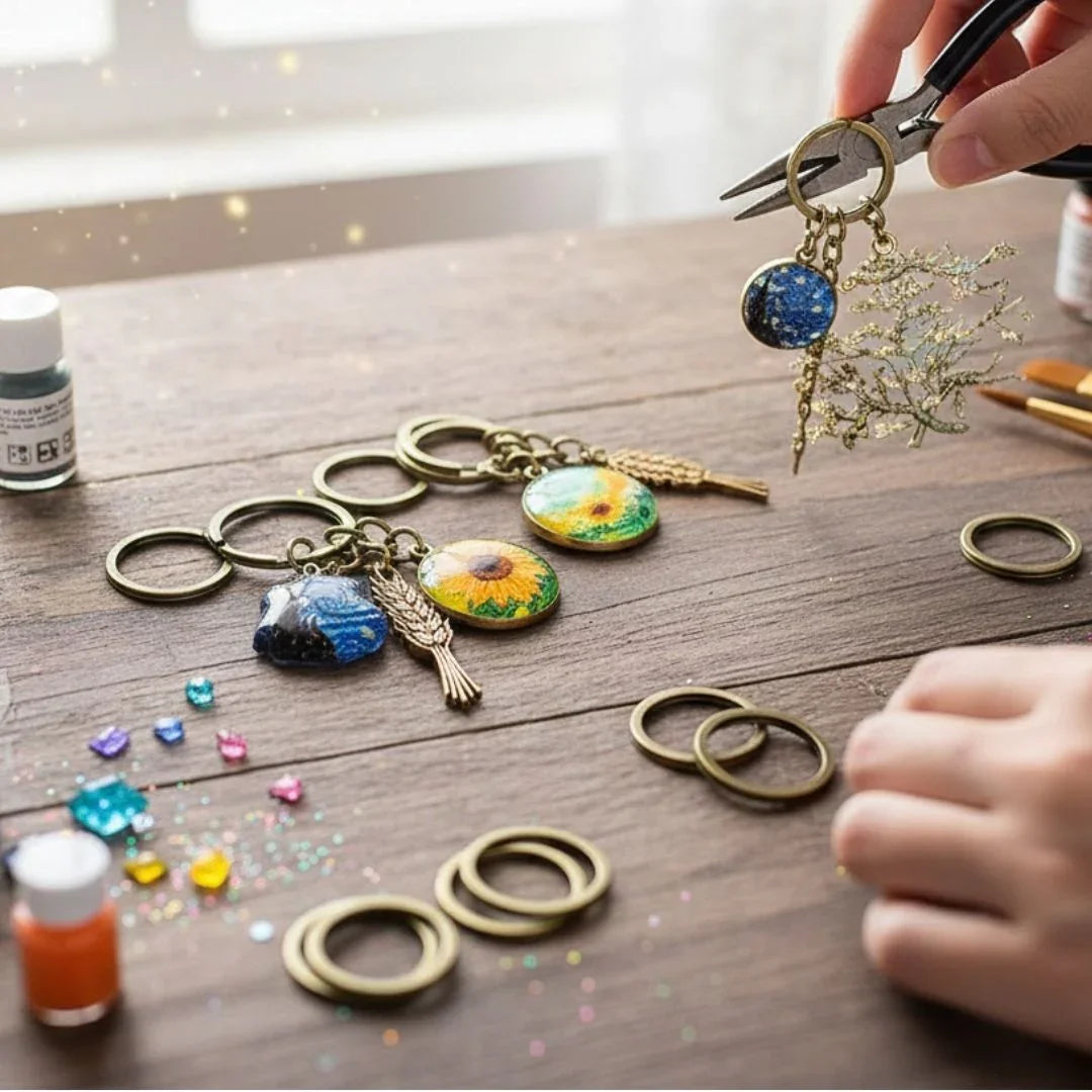 Key Ring 2X30Mm 10Pcs Copper (Kr10C)