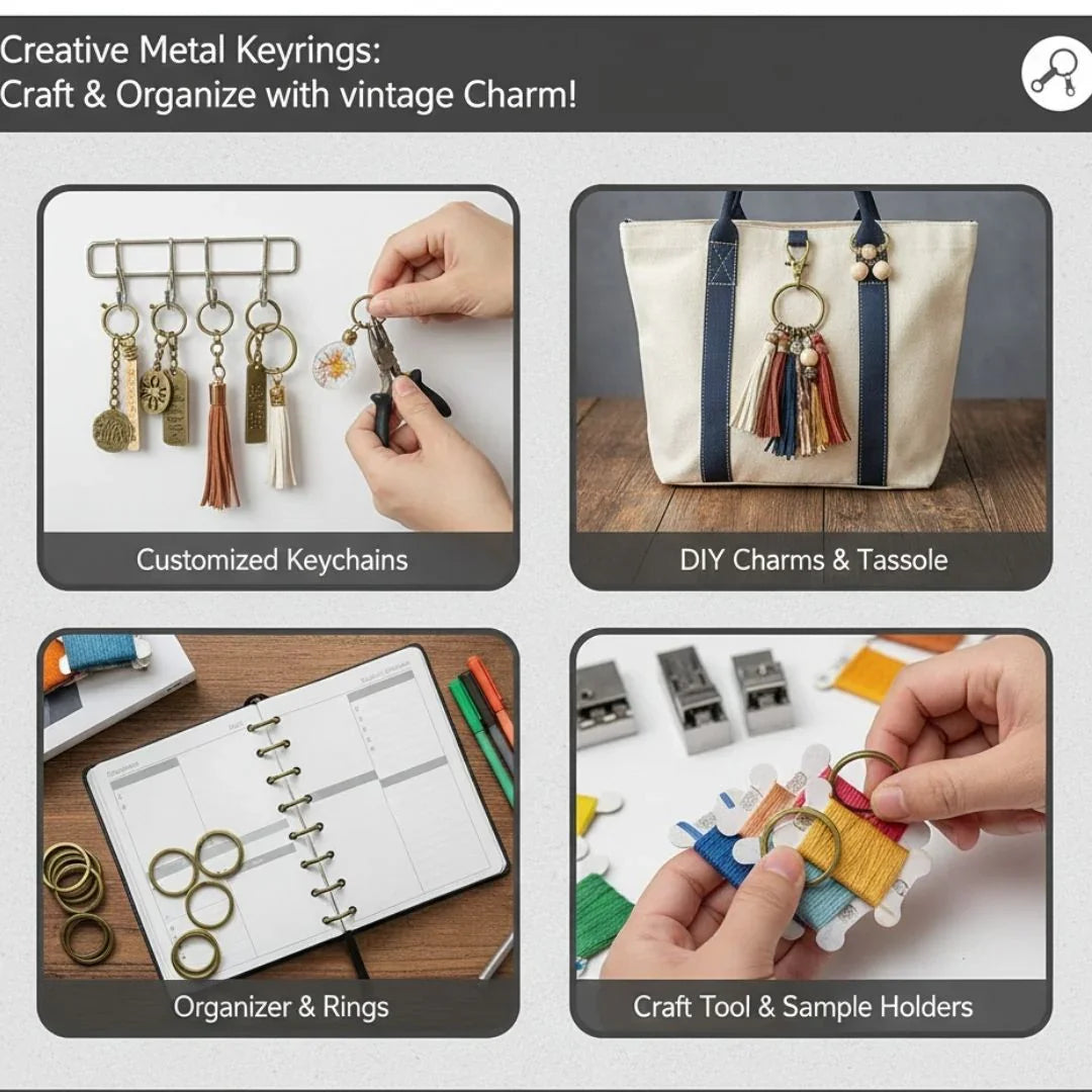 Key Ring 2X30Mm 10Pcs Copper (Kr10C)