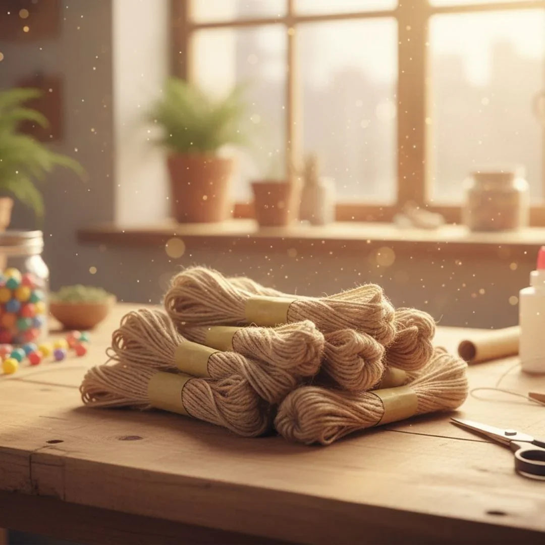 Jute Thread Plain (12Pcs) Jtp (Jtp)