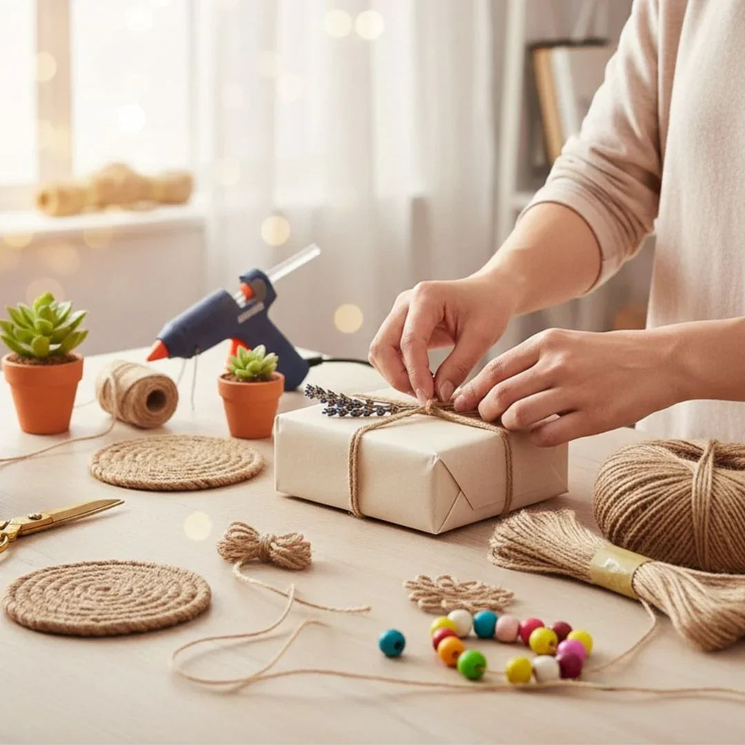 Jute Thread Plain (12Pcs) Jtp (Jtp)