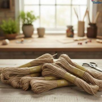 Jute Thread Plain (12Pcs) Jtp (Jtp)