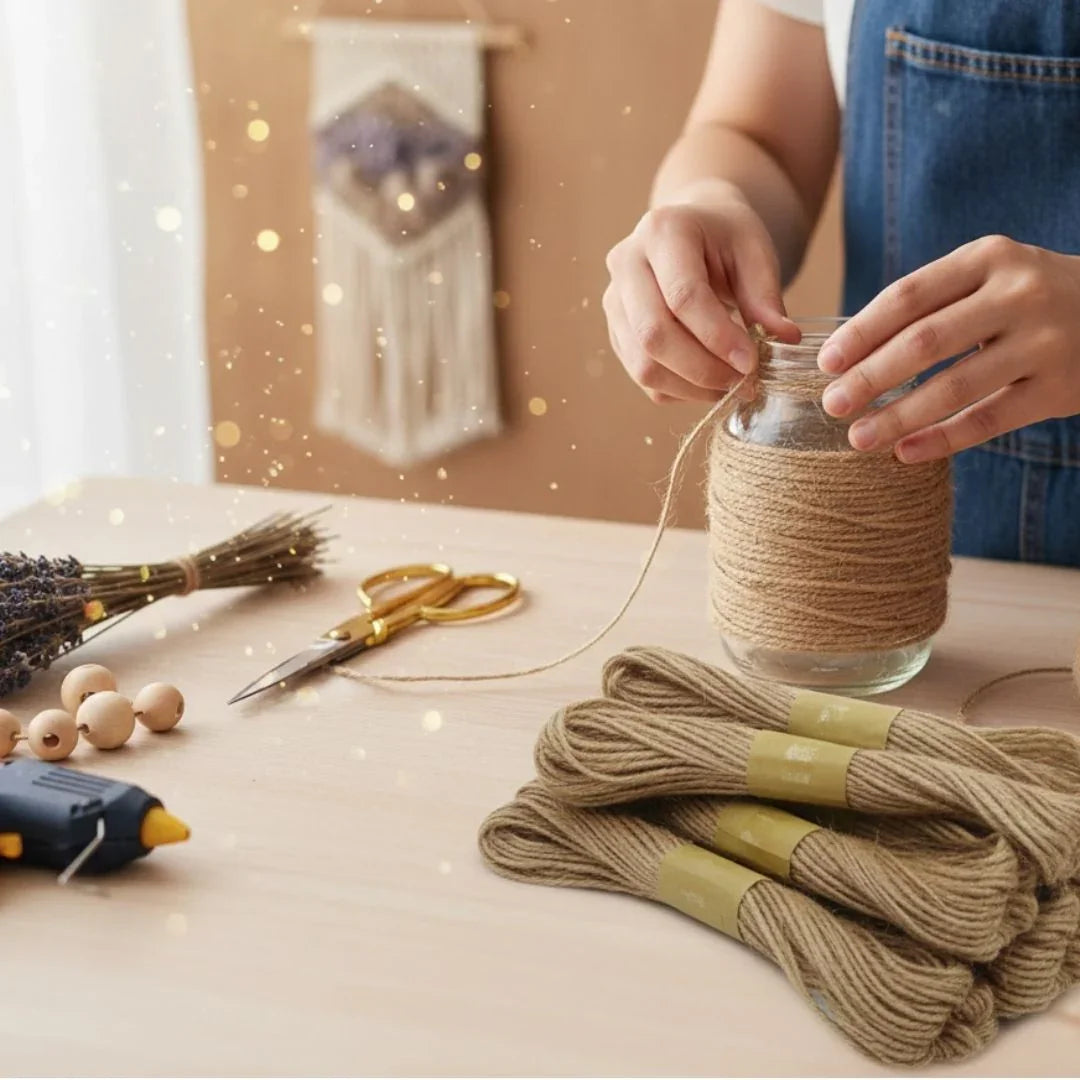 Jute Thread Plain (12Pcs) Jtp (Jtp)