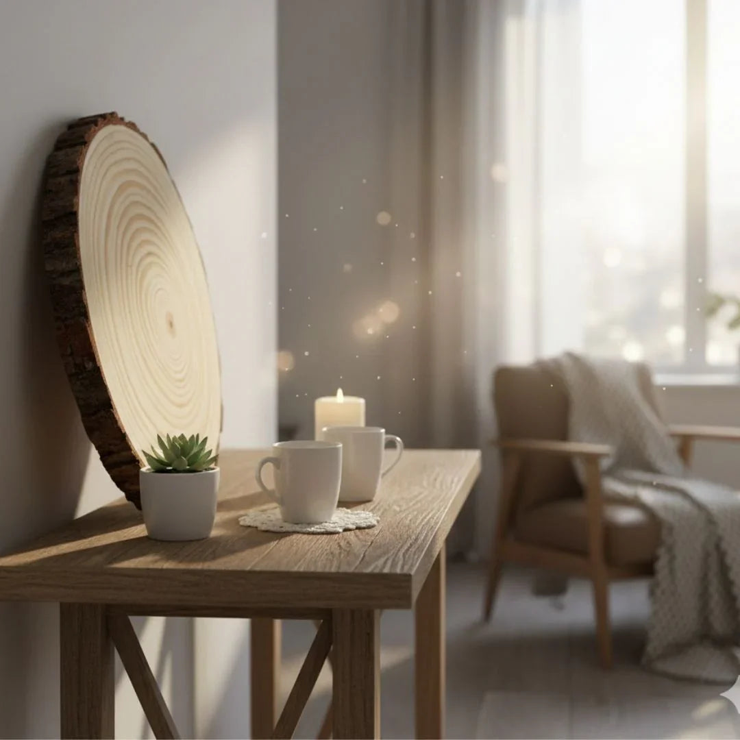 Wooden Slice Round 22-25X2Cm (Wsr2225)