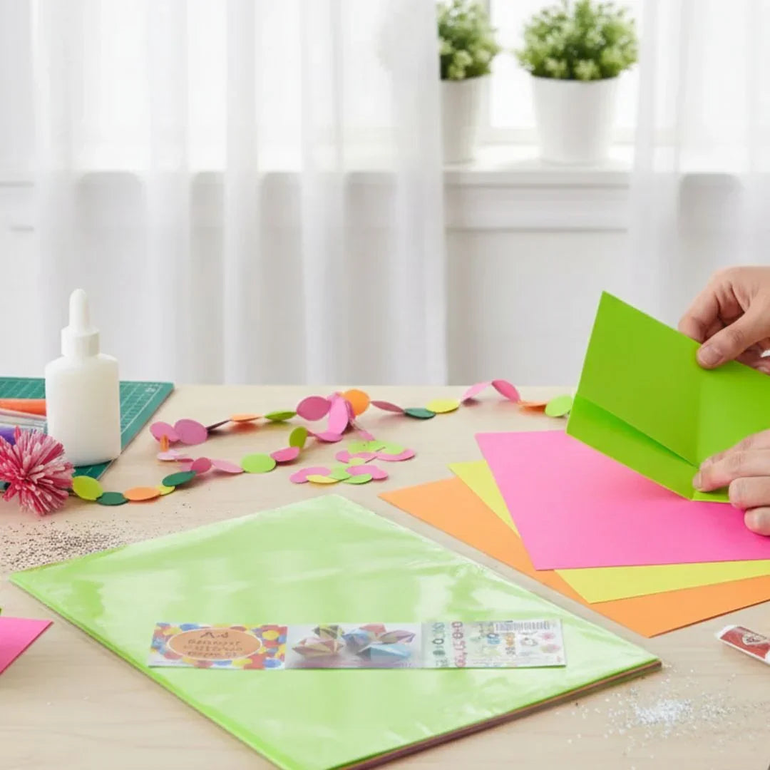 A4 Bright Colour Paper 100 Sheet (A4Bcp) (Full Size A4)