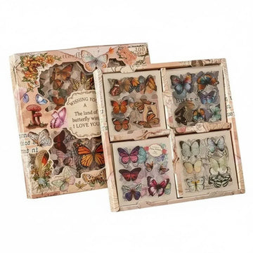 Dyzj101 100Pc Sticker Land Of Butterfly Wings