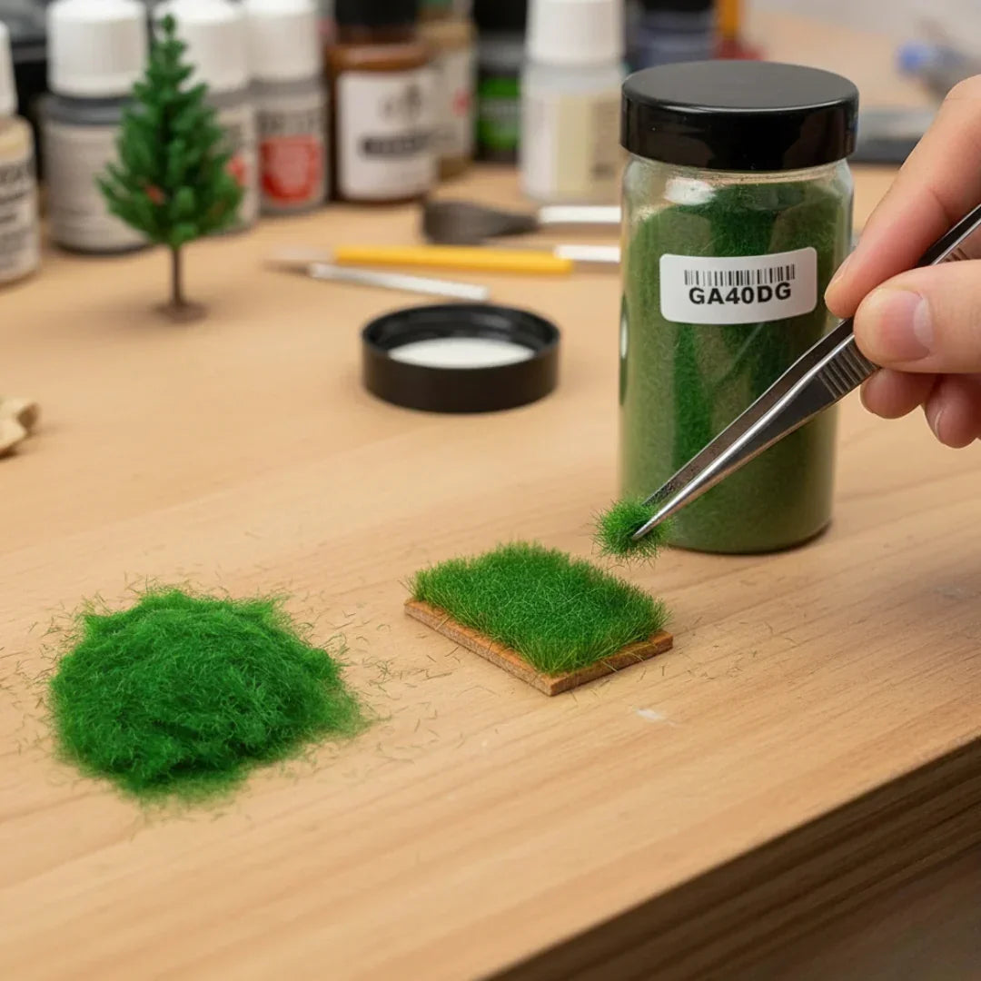Grass Artificial Bottle (Ga40Dg) 40Gm Dark Green
