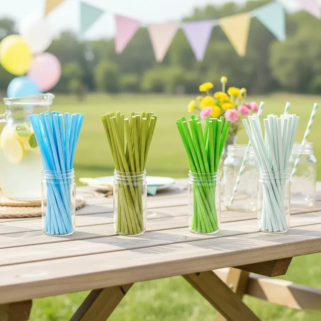 Paper Straw Plain 25Pcs (Mg231-7)