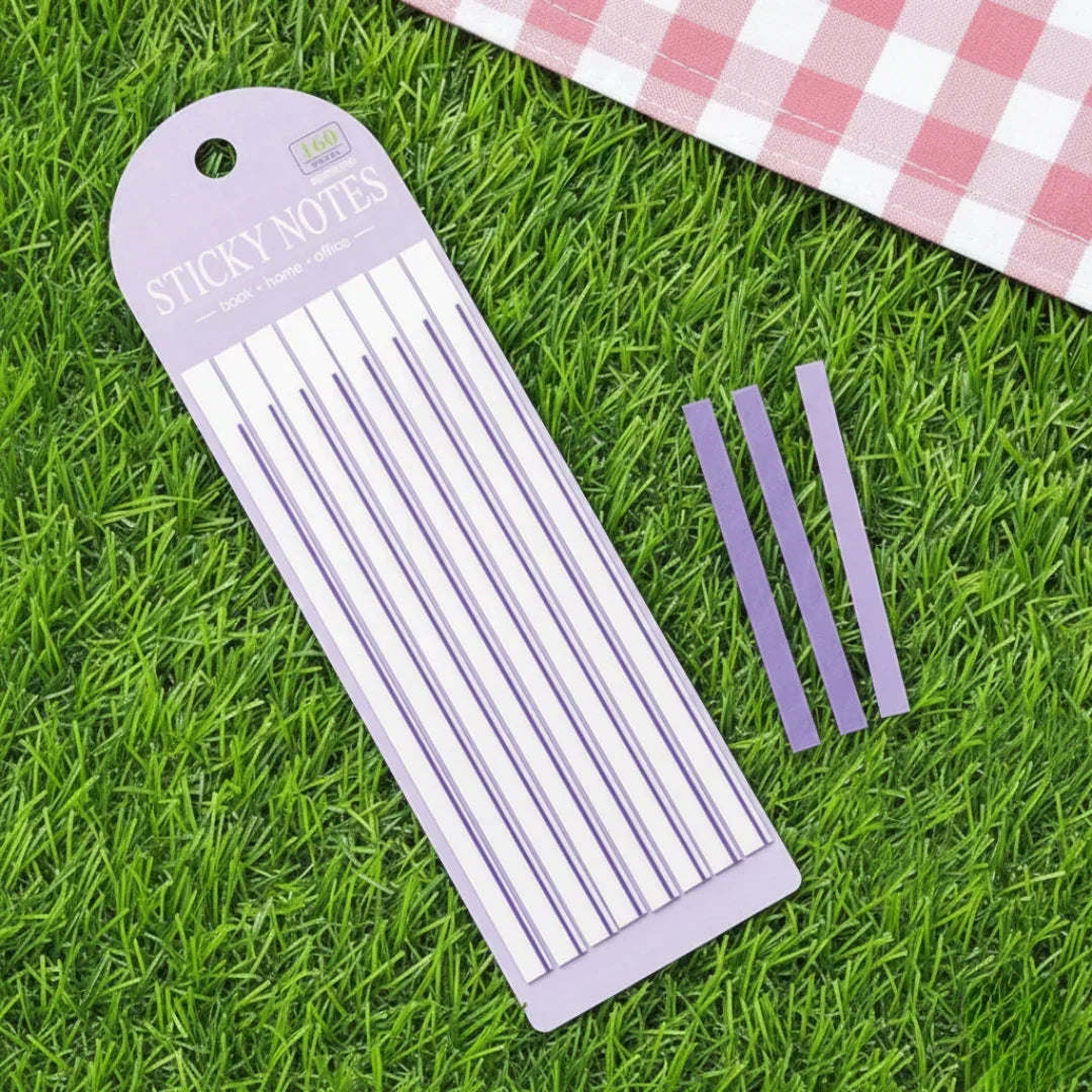 Sticky Notes Purple 8 Stripe 14Cmx5Mm (88204)