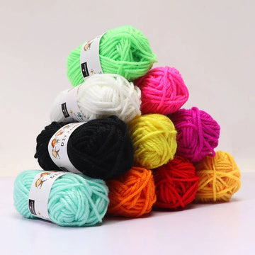 Woolen Handicraft Thread (12Color) (Mg1119)