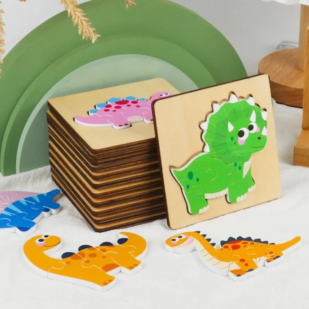 Wt 11X11Cm Dianosaur 3D Puzzle (Wdino11)