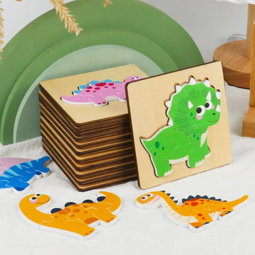 Wt 11X11Cm Dianosaur 3D Puzzle (Wdino11)