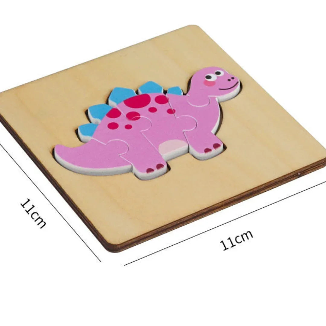 Wt 11X11Cm Dianosaur 3D Puzzle (Wdino11)