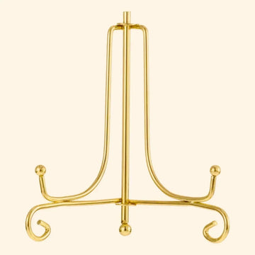 Xcc6G Frame Holder Display Stand Iron Gold 6 Inch