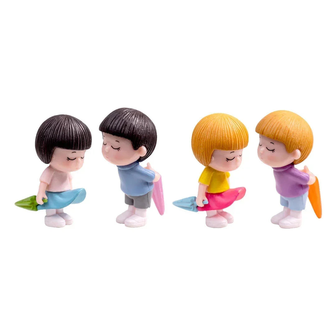 Miniatures Couple Cute Boy & Girl (2pcs) Pack of 1