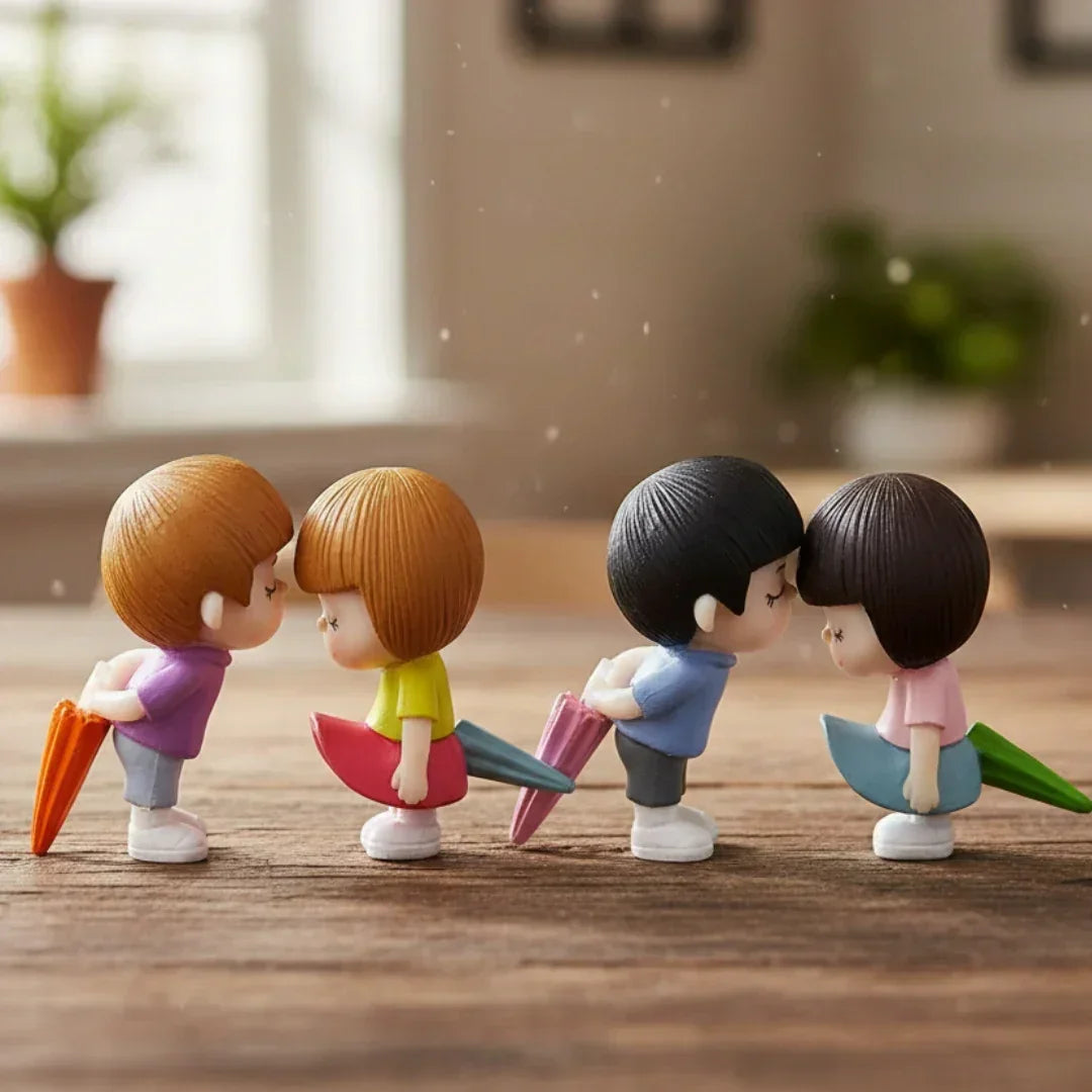 Miniatures Couple Cute Boy & Girl (2pcs) Pack of 1