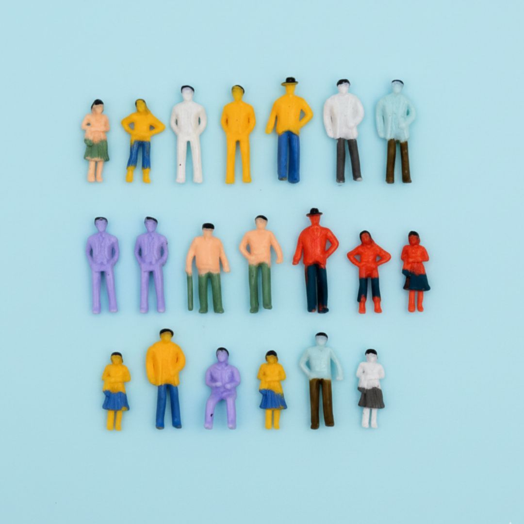 Miniature Model People Set – (20pcs) Pack of 1
