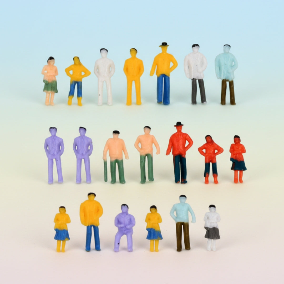 Miniature Model People Set – (20pcs) Pack of 1