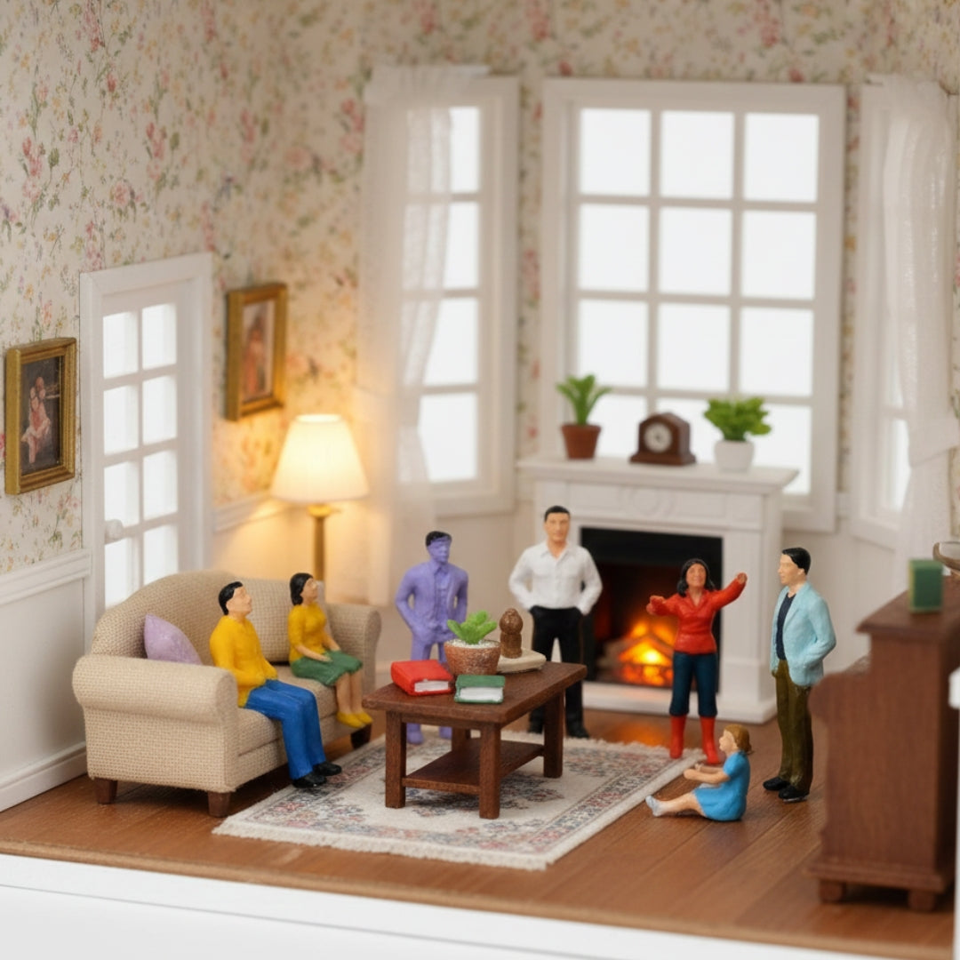 Miniature Model People Set – (20pcs) Pack of 1