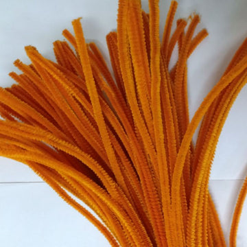 Caramel  Brown Plain Pipe Cleaner for Craft and Bouquet l Pack of 100Pc