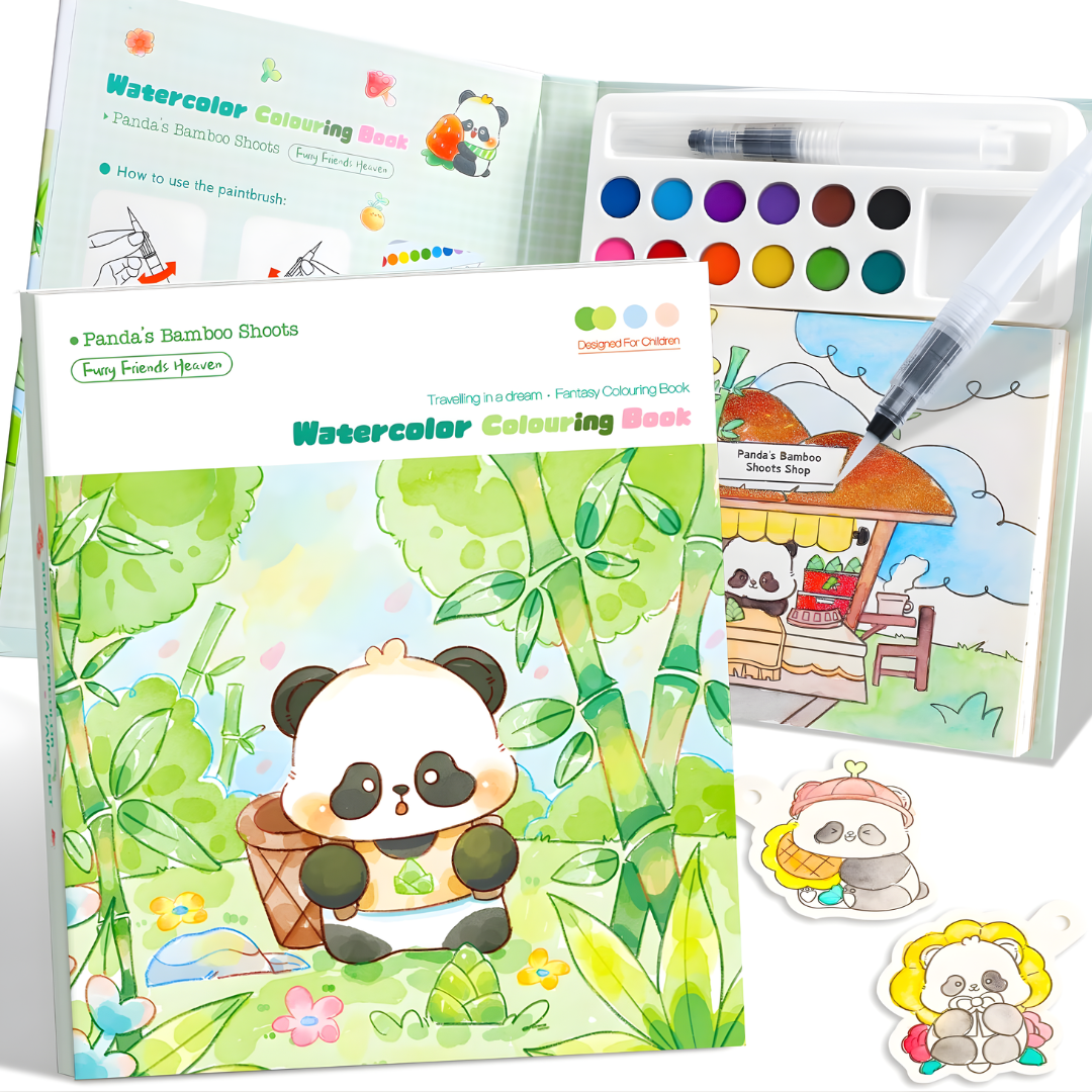 Premium Watercolouring Book for Kids l Return Gift l summer Activity l Pack Of 1 book