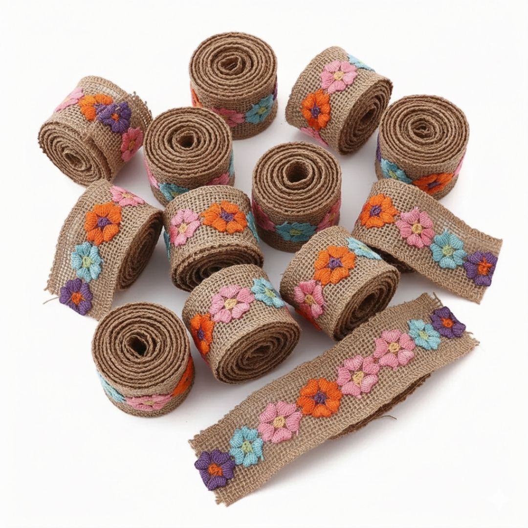 Jlp11 Jute Lace (12Pc) 2Mtr Each