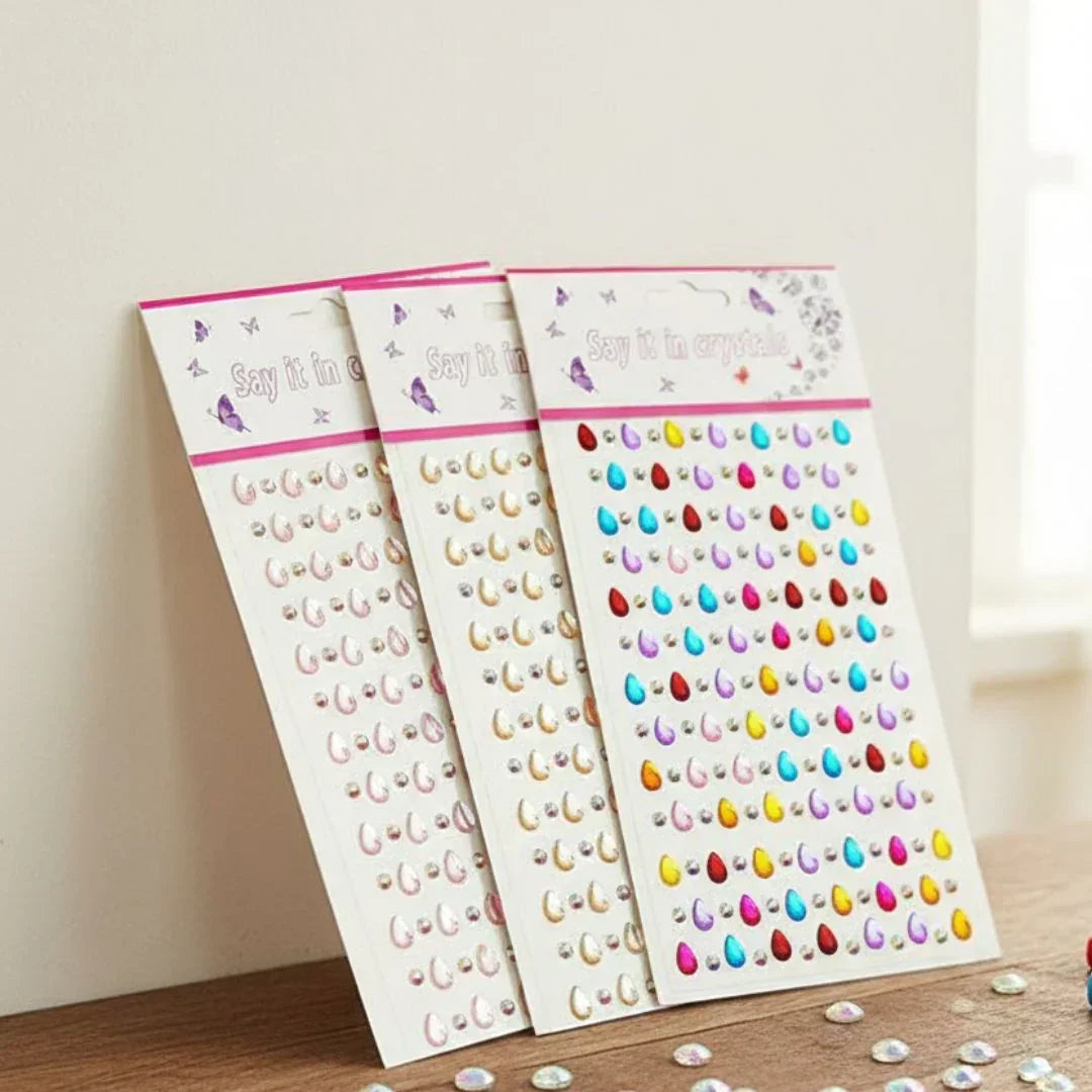 Drop Shape Stone Sticker (Lbsd)